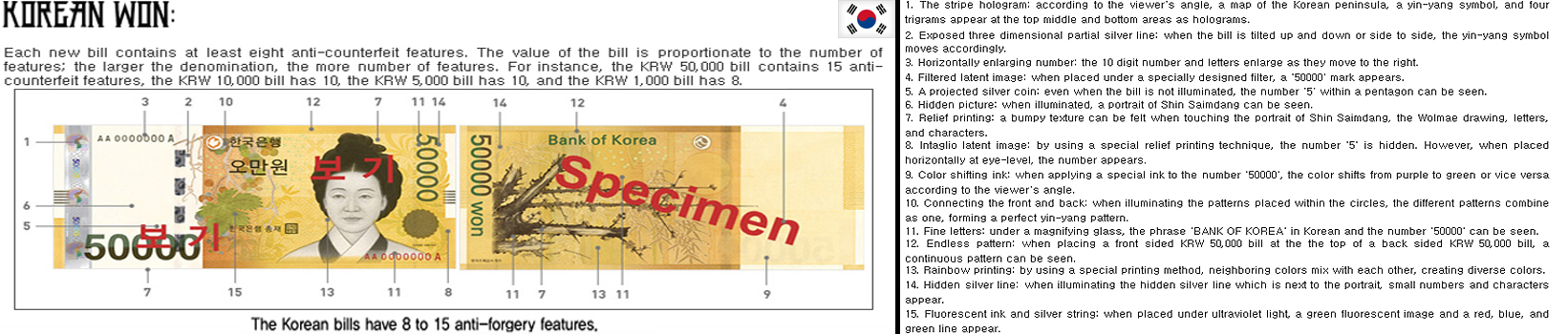 Fake Korean Won